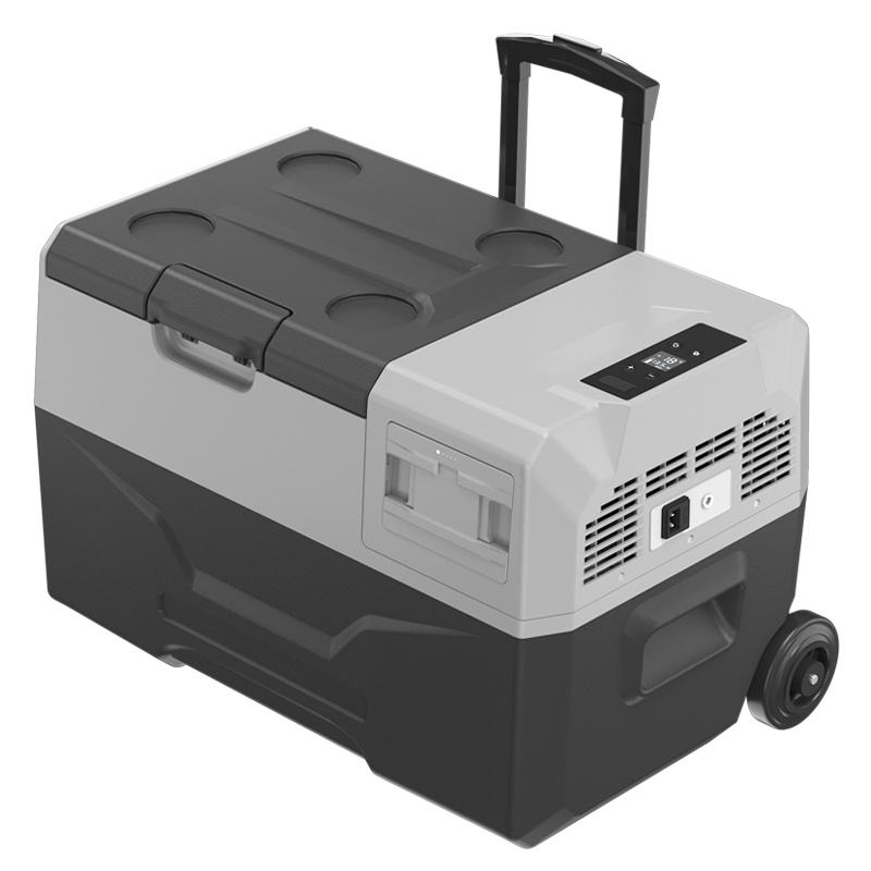 冰虎(Alpicool)车载冰箱压缩机制冷ECX30升车家两用拔插电池冷冻或冷藏可结冰拉杆户外便携24v冰箱