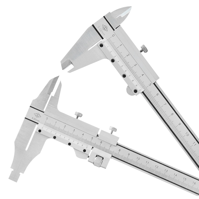 哈量连环0-150_0.02mm四用游标卡尺 碳钢 Ⅱ型内、外尺寸、深度及台阶测量