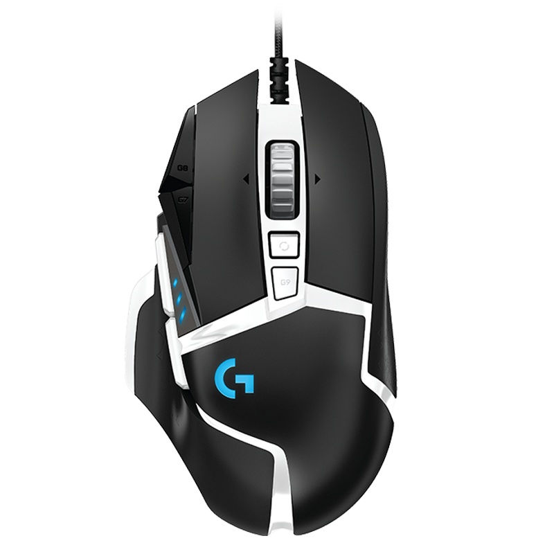 罗技(Logitech)G502 SE Hero 熊猫配色版电竞游戏专用机械吃鸡宏电脑有线鼠标加重HERO引擎RGB鼠标