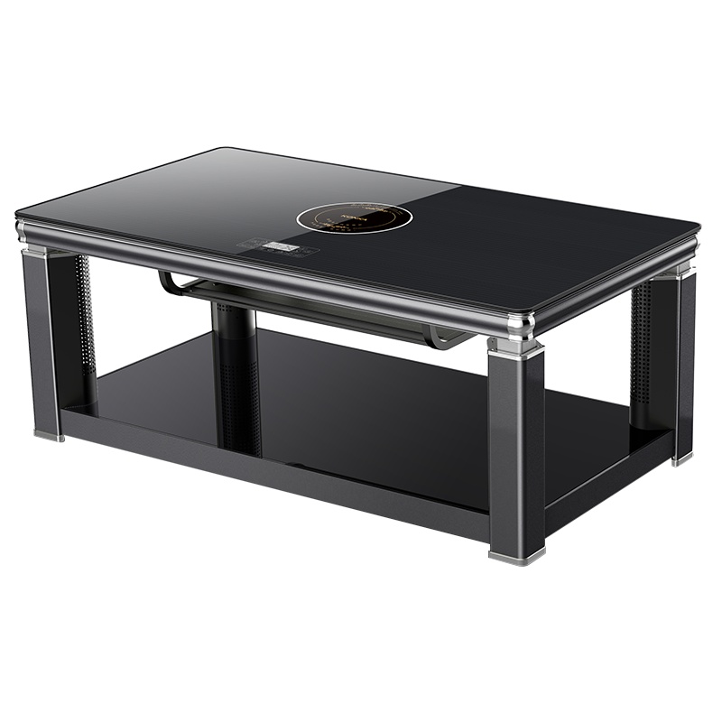 康佳(KONKA) KNS-804(E)B-L 取暖桌 电暖桌 烤火桌烤火炉 1.2米黑色不带电陶炉 可升降茶几