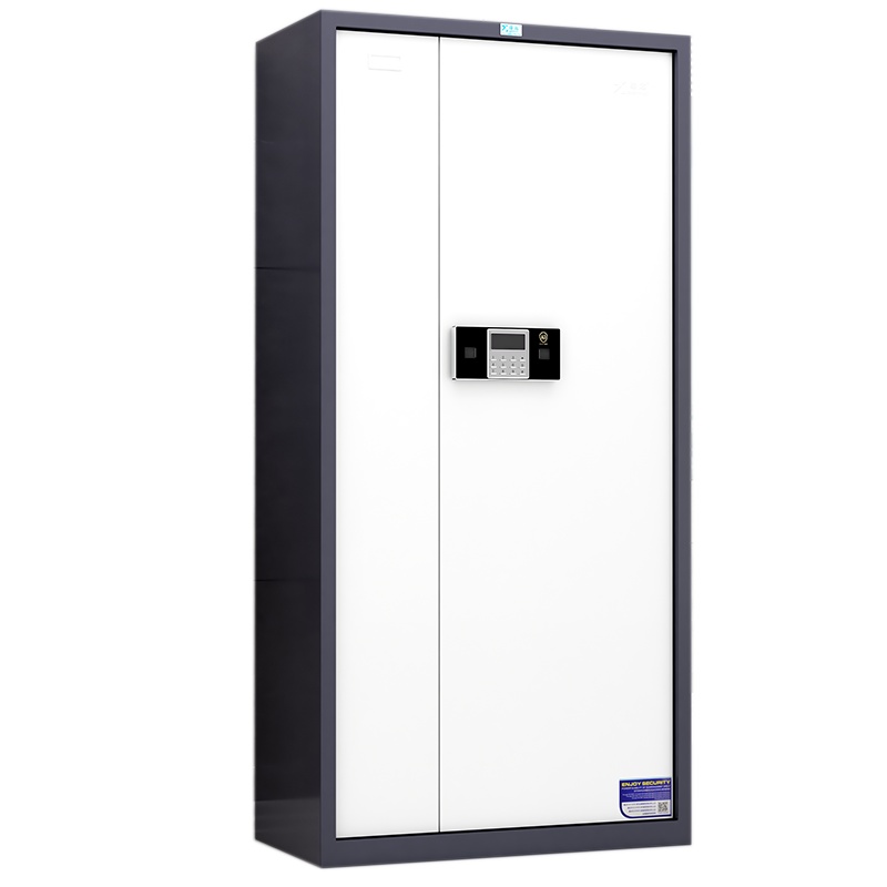 臻远电子保密柜密码柜档案柜资料柜钢制密码锁保密 灰白套色通门电子锁保密柜