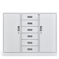 顶鸿DH-HY0438档案柜资料柜财务柜矮柜办公家具柜子带锁文件柜 宽中六下节