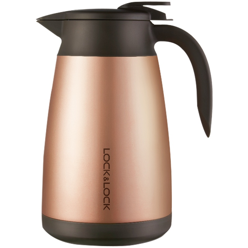乐扣乐扣(Lock&Lock)雅致咖啡壶LHC1433不锈钢保温壶1.5L长效保温大口径保温壶