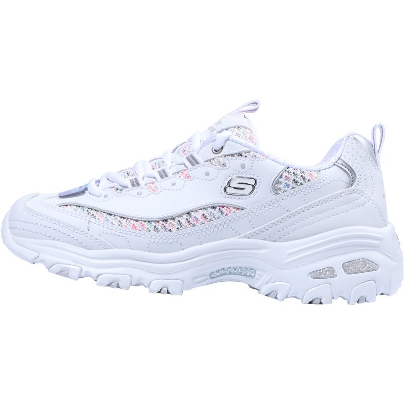 Skechers 斯凯奇女鞋新款D'lites时尚熊猫鞋 潮流复古休闲鞋