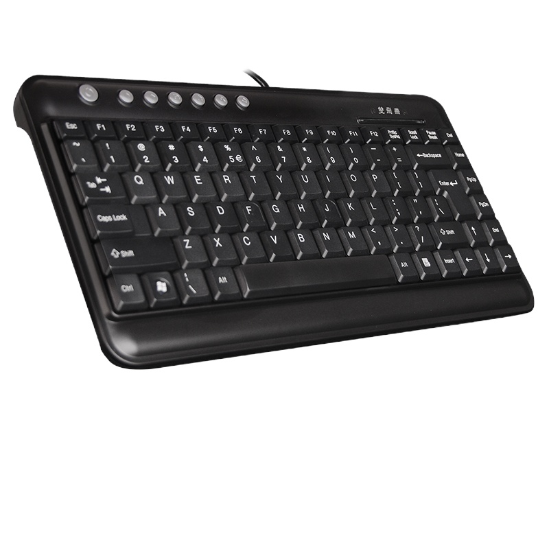 双飞燕(SHUANG FEI YAN)KL-5 有线键盘 电脑键盘 笔记本键盘 USB接口键盘 黑色