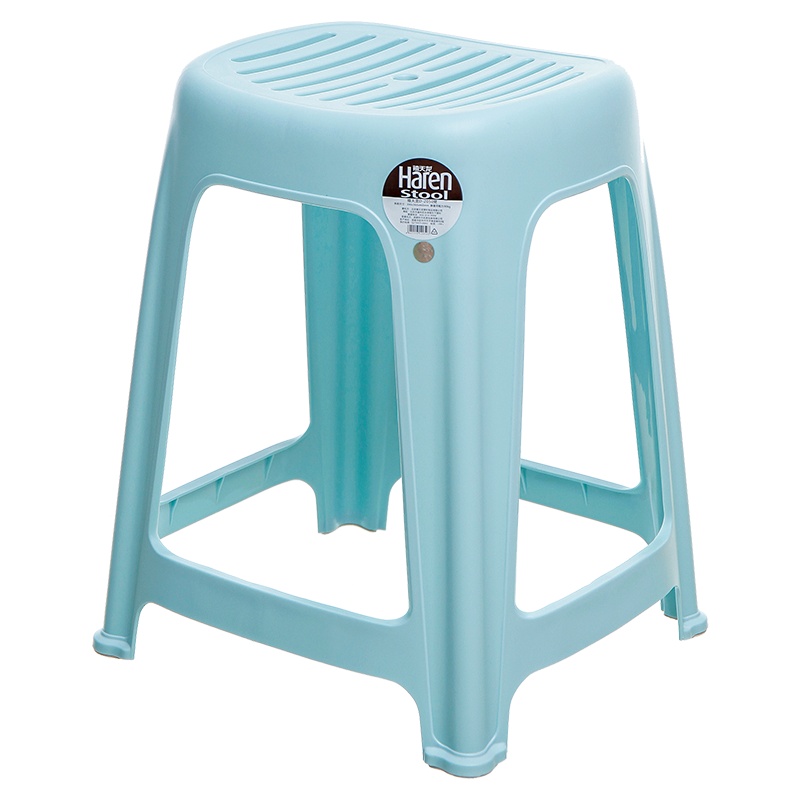 禧天龙塑料凳子家用加厚成人餐桌凳高凳板凳换衣凳宝宝座椅2个装