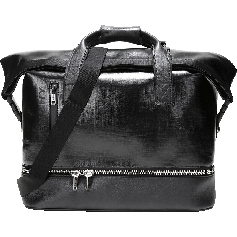 GIVENCHY 纪梵希 女士涂层帆布配皮JAW单肩斜挎旅行包 BK503FK0FD