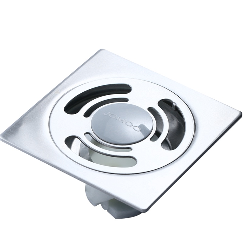 JOMOO九牧 浴室不锈钢地漏 防臭 防虫地漏 直落式下水 地漏92144/92143