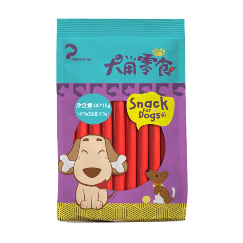 澳洲品牌 最宠狗零食 狗狗牛肉火腿肠425g加送100g 宠物零食香肠幼犬成犬老年犬狗粮泰迪贵宾训练奖励食品