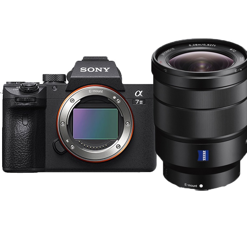 索尼(SONY)ILCE A7M3(T* FE 16-35mm F4 ZA OSS 蔡司镜头)数码微单相机 单镜头套装 全画幅微单数码相机(约2420万有效像素 4K视频