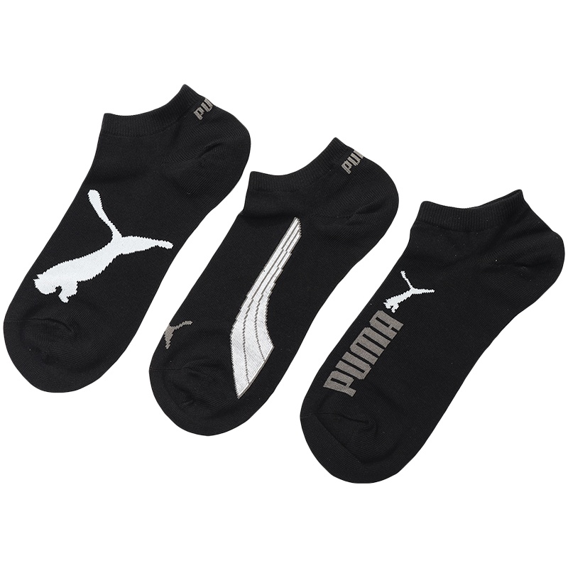 PUMA彪马男袜女袜运动袜三对装休闲袜子907880