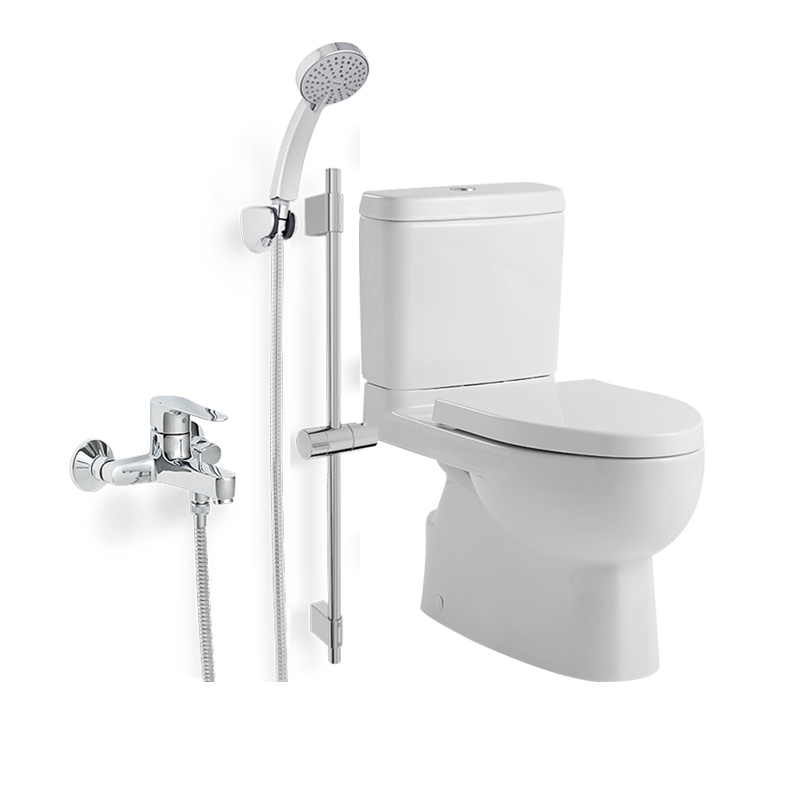 科勒KOHLER马桶 星玛龙分体五级旋风座便器 节水静音缓降坐便器K-77033T智能盖板18751套装