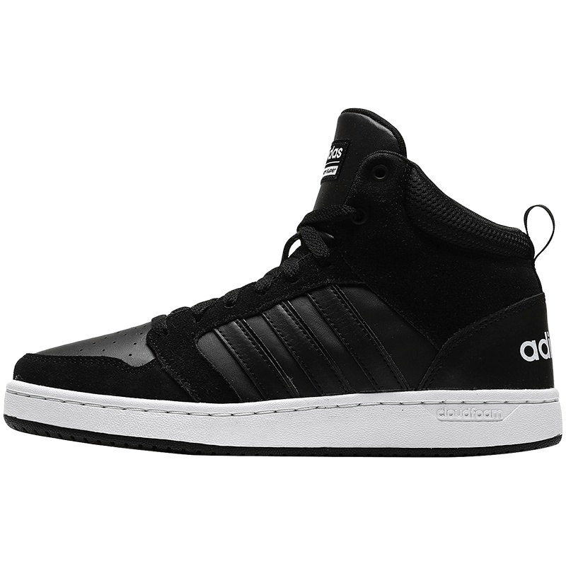 【自营】adidas阿迪达斯NEO男子板鞋CFREFRESH高帮休闲运动鞋BB9920 BB99201号黑色