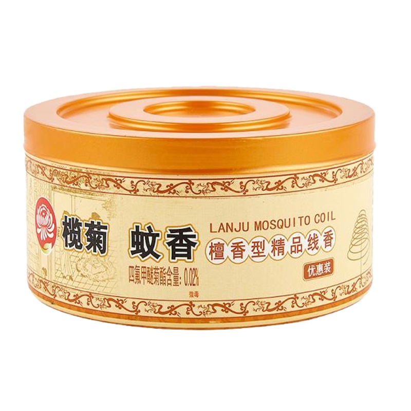 榄菊檀香 型精品线香筒装蚊香20单圈/盒