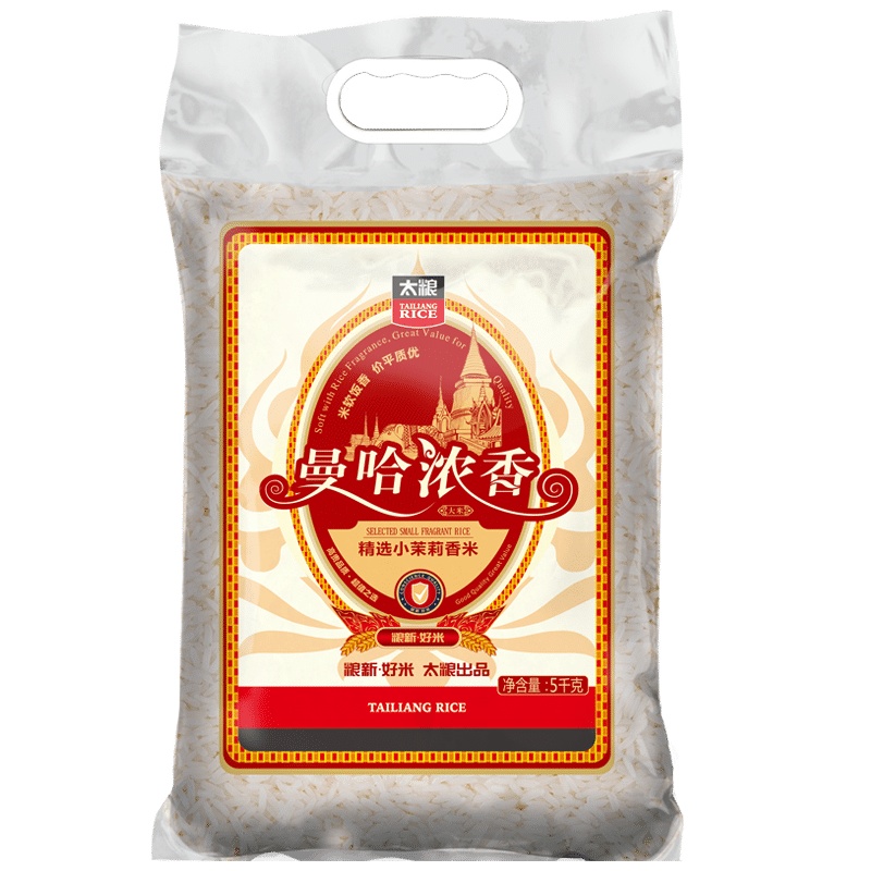 太粮 曼哈浓香 小茉莉香米 5kg(籼米 非东北大米)