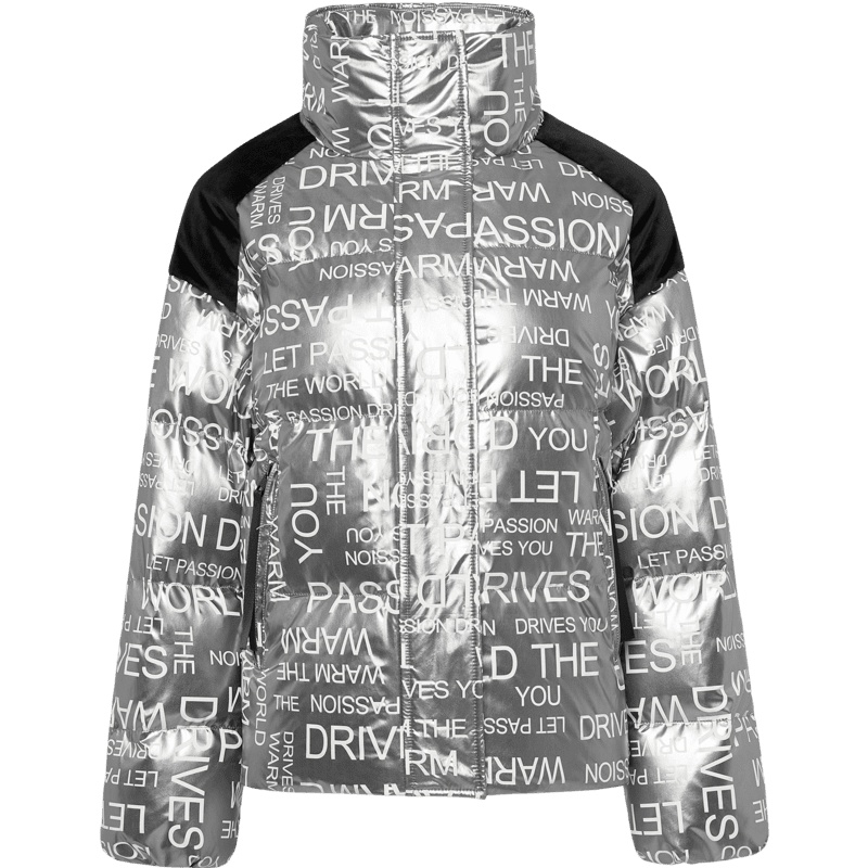 波司登女短款冬季保暖亮面时尚厚款2019新款羽绒服外套