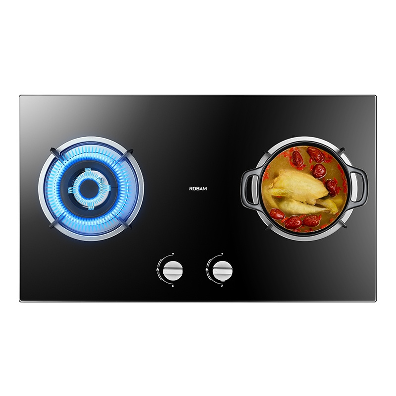 老板(ROBAM)燃气灶具JZT-30B0(天然气)4.1kW大火力一级能效钢化玻璃嵌入式燃气灶