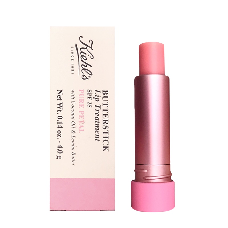 科颜氏kiehls 柔润护唇膏4g 花瓣粉 持久保湿滋润 防干裂