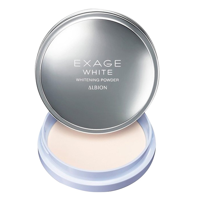 [改善肌肤色泽]Albion奥尔滨 夜用白皙嫩肤 晚安粉18g 淡斑 遮瑕控油 粉饼扑