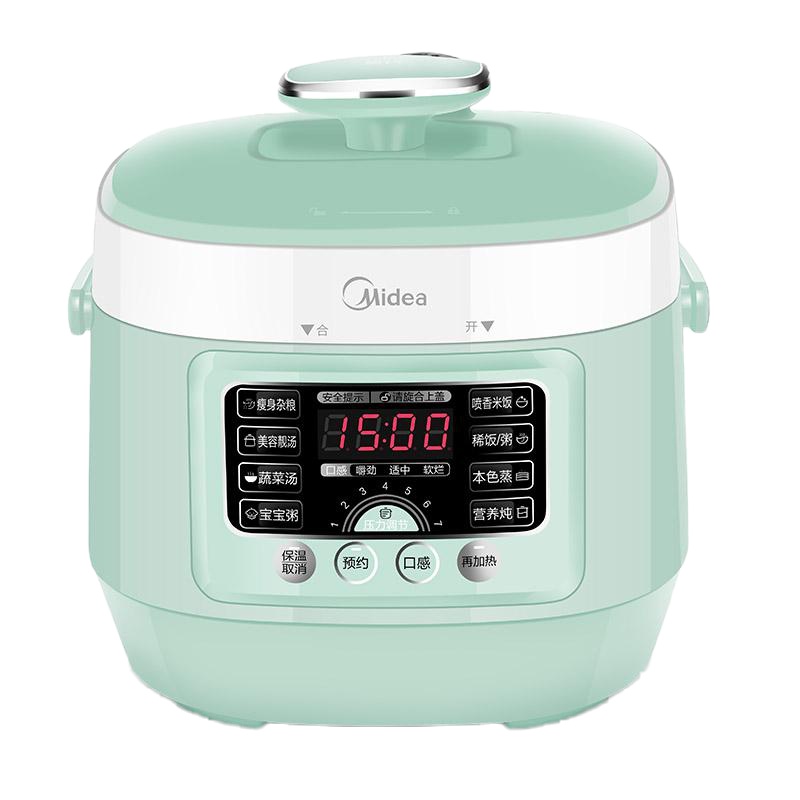 美的MY-Q电压力锅家用2.5L智能小型电高压锅全自动饭煲3特价2人精美外观设 耐用内胆多功能 电压力锅 大容量家用