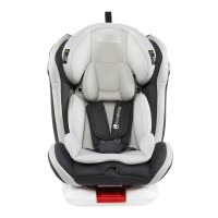 innokids 儿童安全座椅0-4岁-12岁新生婴儿宝宝汽车用360度旋转 魔力灰安全带版