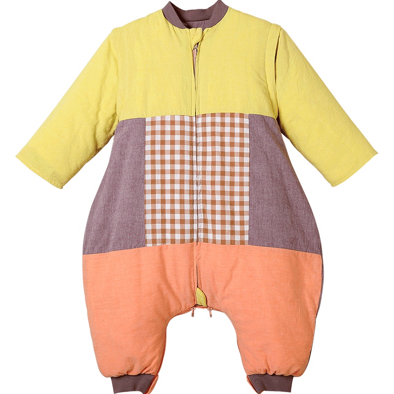 龙之涵 婴儿睡袋 春秋款宝宝睡袋 分腿可脱胆儿童睡袋防踢被