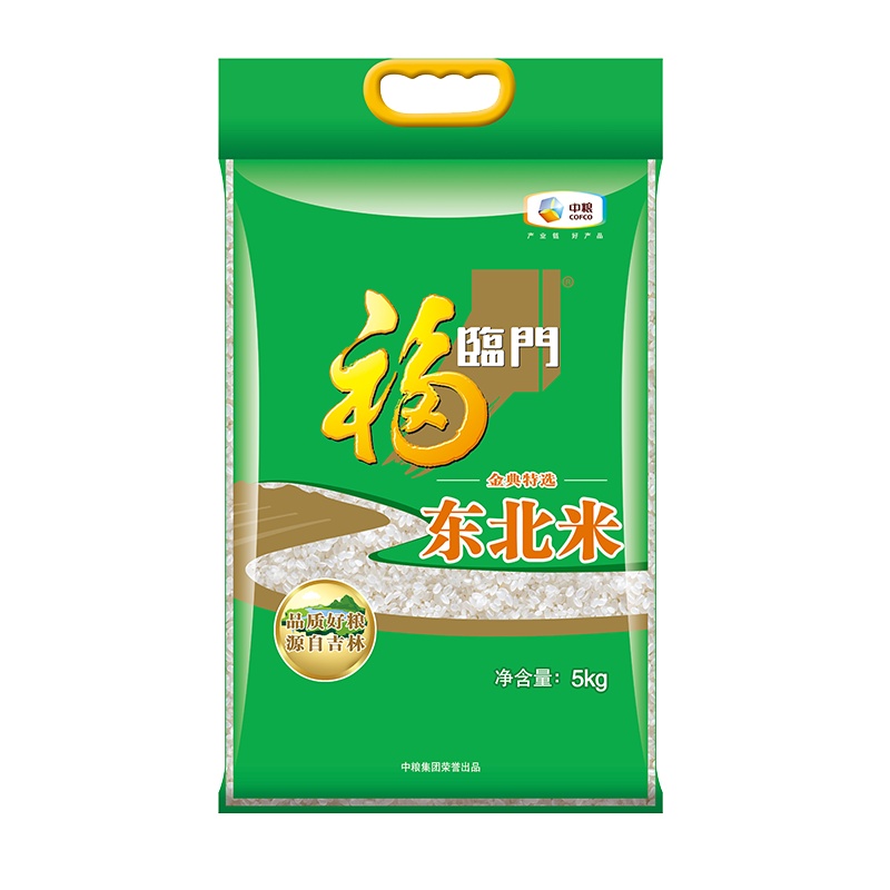福临门 金典特选东北米 5kg/袋中粮出品