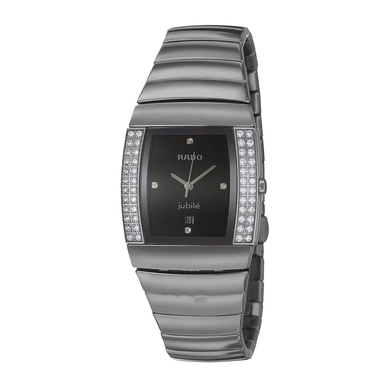 雷达(RADO)瑞士手表银钻系列时尚休闲简约商务石英女士手表R13577712