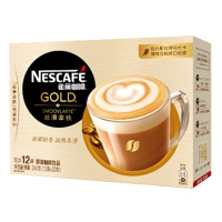 雀巢（Nestle）咖啡 金牌馆藏 丝滑拿铁 速溶 冲调饮品 20gX12条