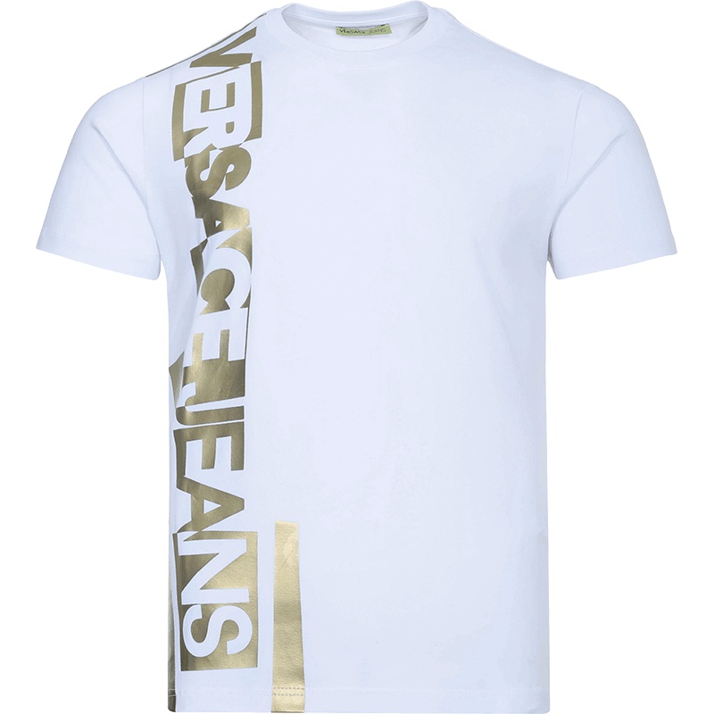 Versace JEANS 范思哲 男士棉质圆领短袖T恤衫 B3GTA76E 36620