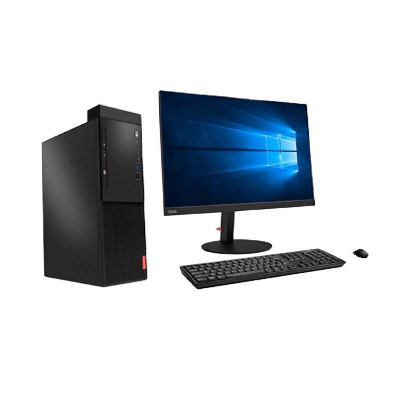 联想台式电脑ThinkcenterM730t(i5-10500 8GB 256GSSD 21.5寸标准大机箱三年保)