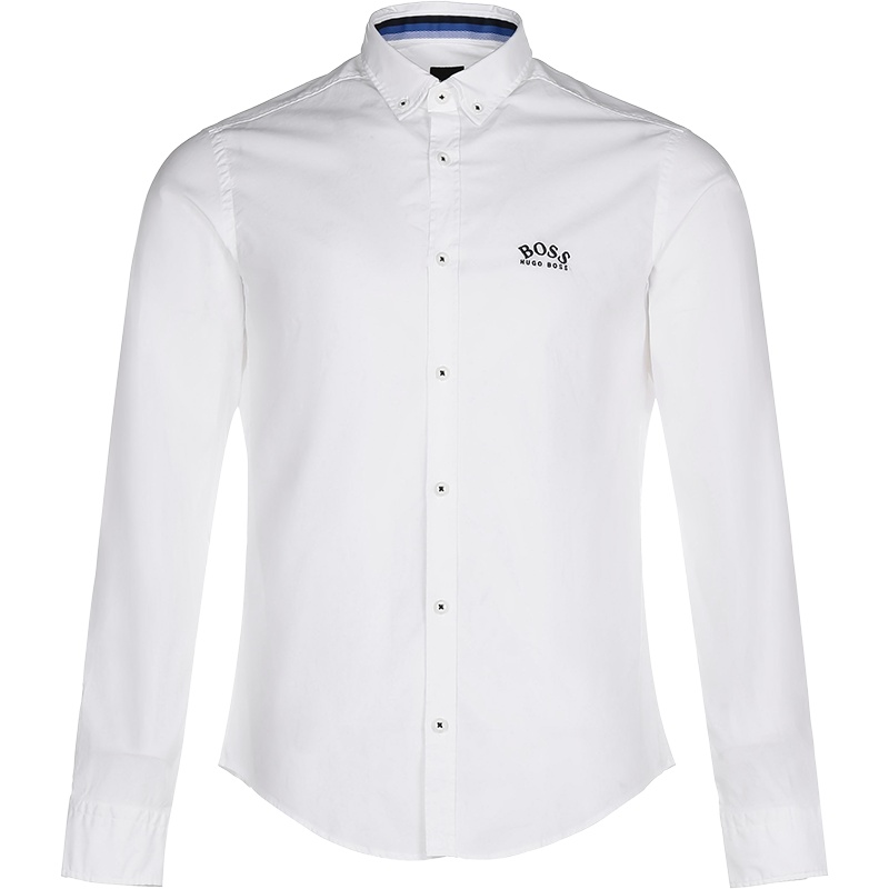 HUGO BOSS 雨果博斯 男士 棉质长袖衬衫 50443686