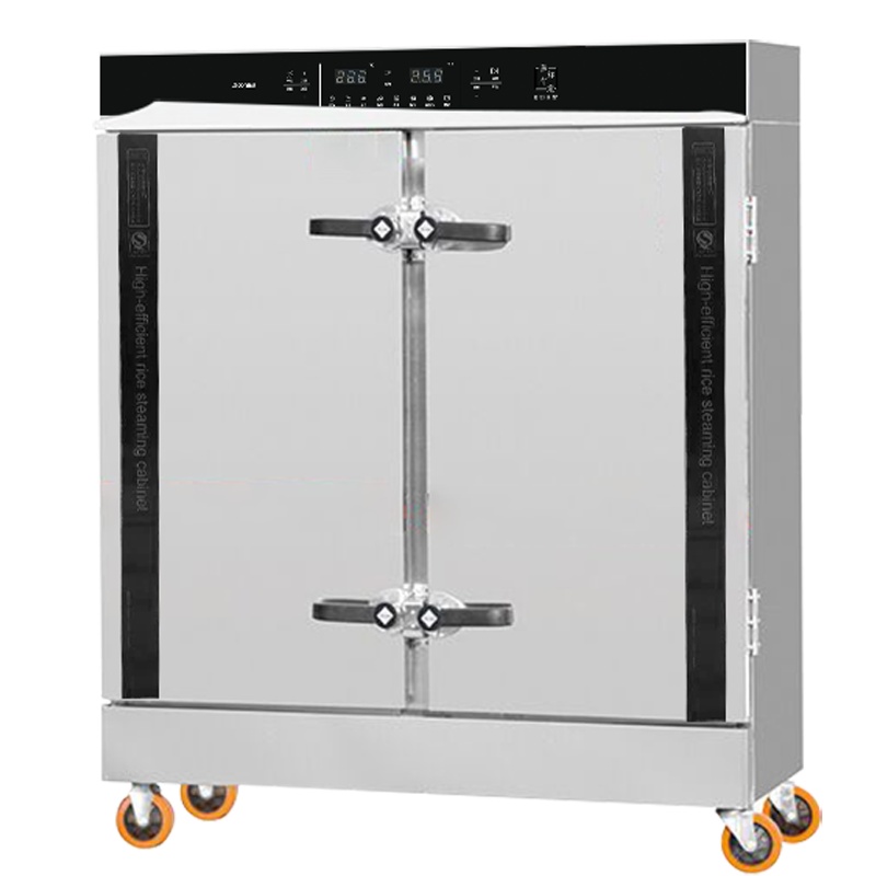 乐创(lecon) 商用蒸饭柜 24盘豪华电脑款大型蒸饭车 LC-J-ZG24