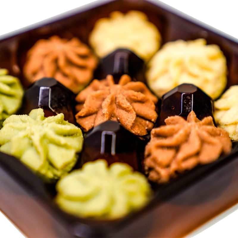 青稞零食系列青稞曲奇组合装(原味+抹茶味+巧克力味)70g/袋*3 混合 70g*3