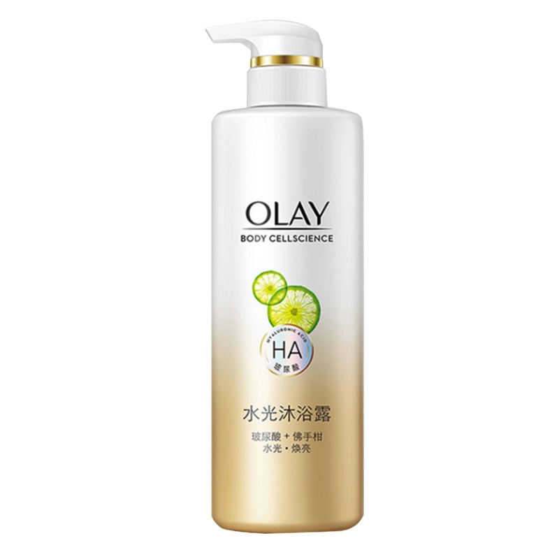 Olay玉兰油水光肌玻尿酸沐浴露500ML焕亮佛手柑 舒缓肌肤 维稳必备