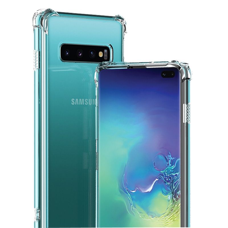 ESCASE 三星S10+手机壳S10+手机保护套全包防摔软壳双料抗摔抗黄变 德国进口拜耳TPU 高透