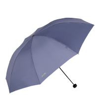 天堂伞折叠雨伞双人雨s伞商务伞太阳伞晴雨两用伞男女 兰灰-8骨伞下直径100