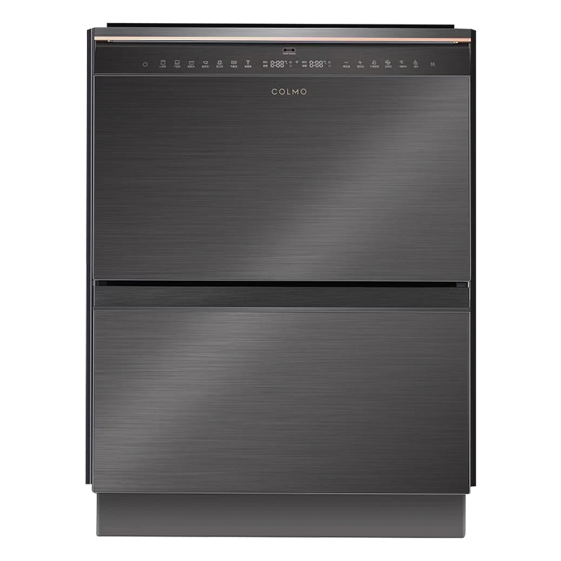 COLMO BLANC系列洗碗机 14套 不锈钢内胆 新风烘干 无线全智能双抽分洗消毒碗柜除菌洗碗机CDDTW612