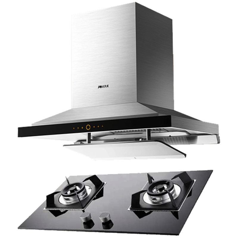 方太(FOTILE)EM12TA+HT8BE.S欧式烟灶套餐欧式抽吸油烟机20立方风量智控升降云魔方燃气灶具