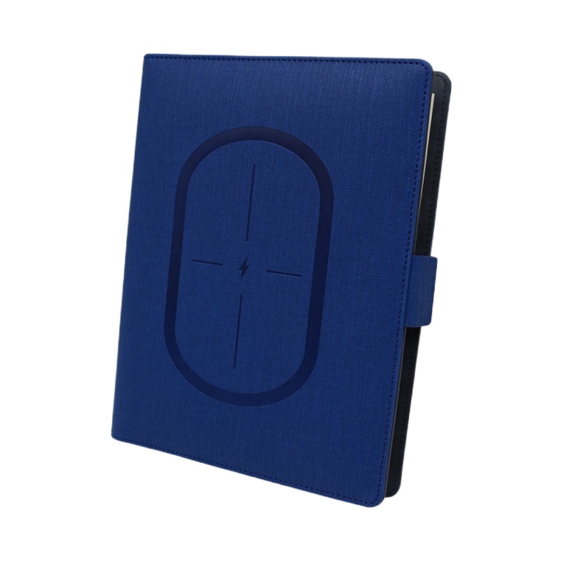 东方韵 带无线充电宝移动电源经理夹多功能商务文件 8000ml+无线充