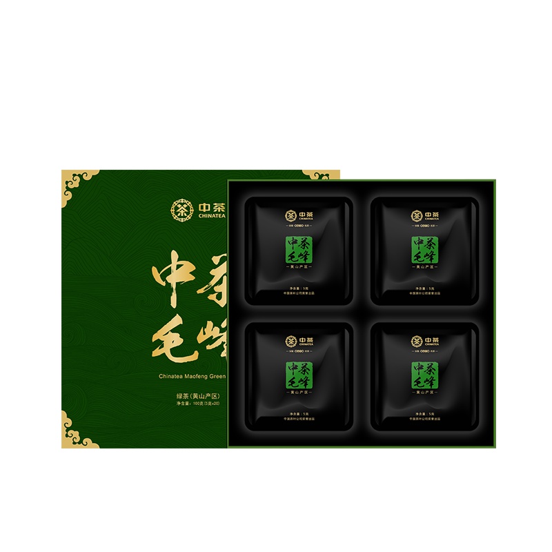 中粮中茶徽绿春韵毛峰礼盒 100g CTA1801