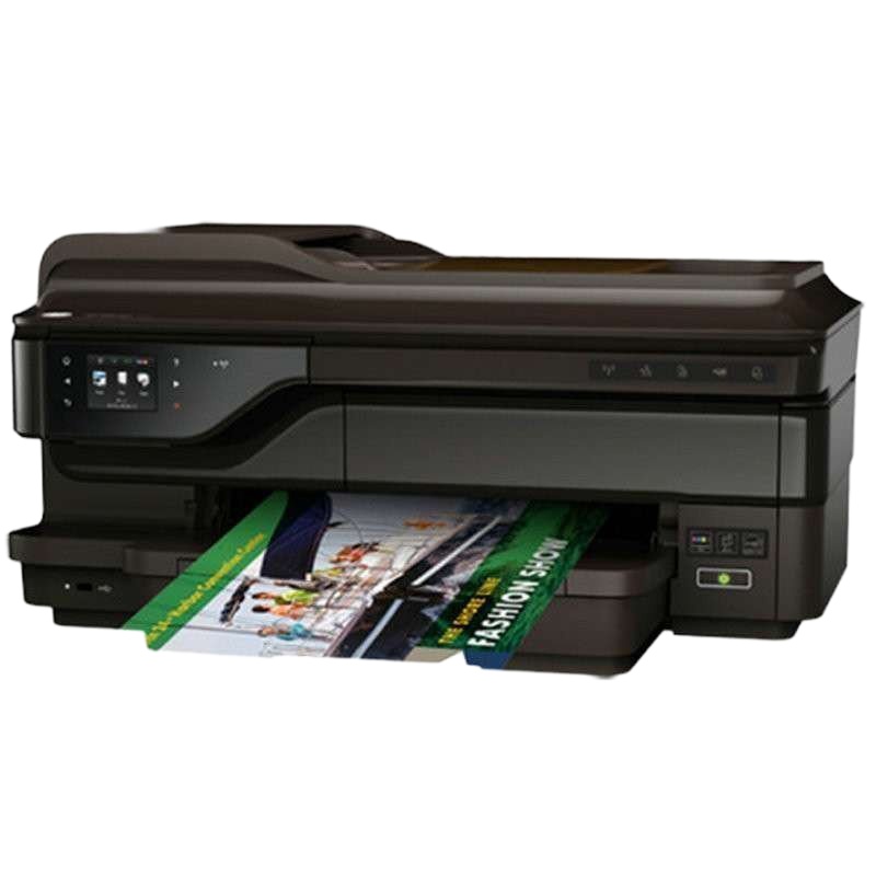 惠普 7612 彩色喷墨一体机 A3+商用办公照片喷墨打印机(打印复印扫描传真 自动双面 有线/无线)