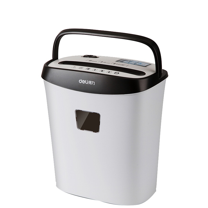 得力(deli) 9928迷你碎纸机 办公专用碎纸机 电动静音粉碎机 家用碎纸机