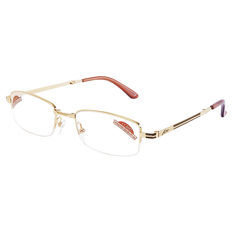 夕阳红老花镜套镜防蓝光超轻便携pc老花镜男女折叠老花人老化眼镜E5310