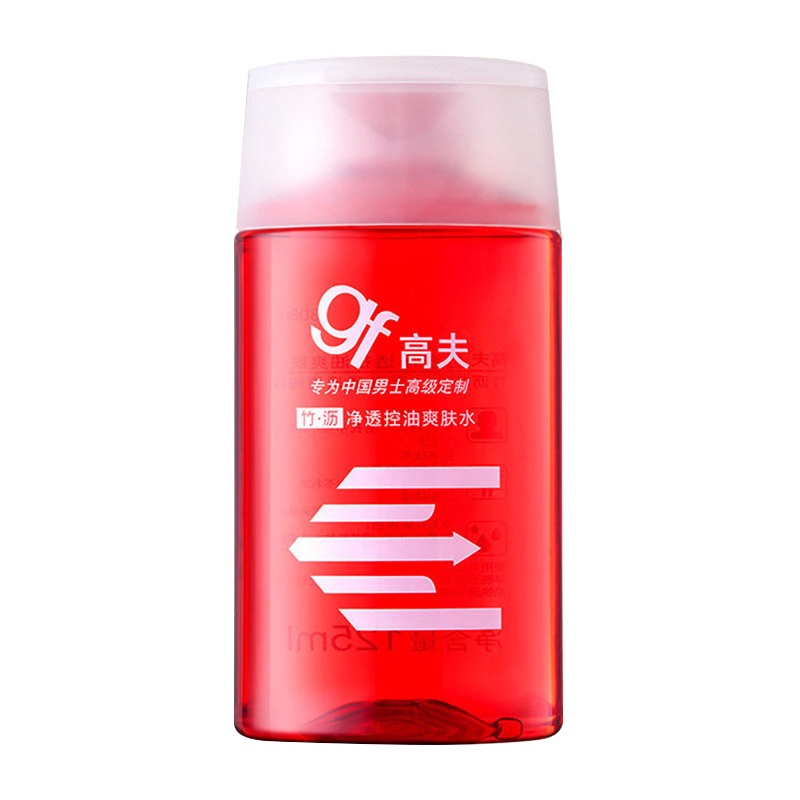 高夫GF竹.沥净透控油爽肤水125ml 面部护肤护肤品控油平衡