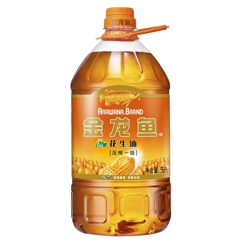 金龙鱼特香花生油5L 压榨一级 特香花生油(新老瓶型随机发货)