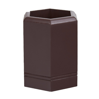 三维工匠可定制实木笔筒 办公室木质桌面收纳盒复古名片座 印字印LOGO 1002木质笔筒