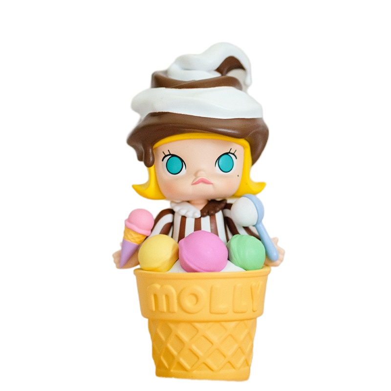 POPMART泡泡玛特MOLLY的一天系列盲盒手办摆件女生新年礼物