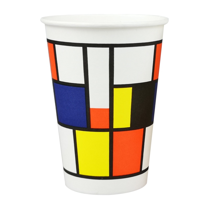 木木公主 一次性纸杯200ml 100只装一次性杯子茶水杯家用结婚加厚商用