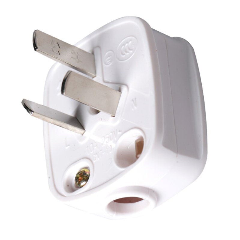 BULL公牛 电工附件 单相三级可拆三脚插头 10A 250V GNT-10 10个装